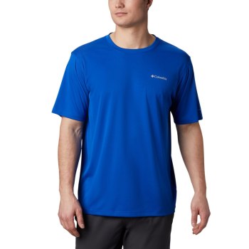 Pánské Tričko Columbia Zero Rules Short Sleeve Tmavě Blankyt KAFHQZ923